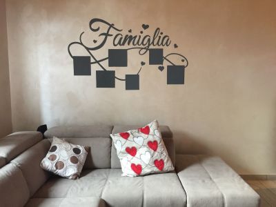 Decorazione parete - Famiglia e foto