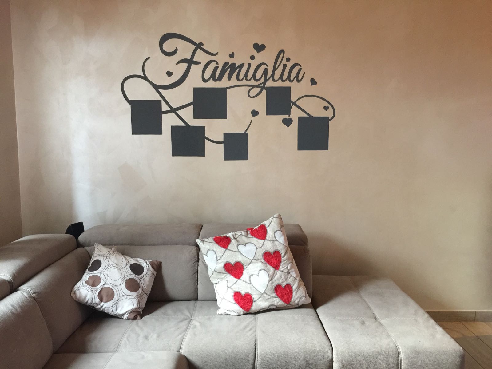 Decorazione parete - Famiglia e foto