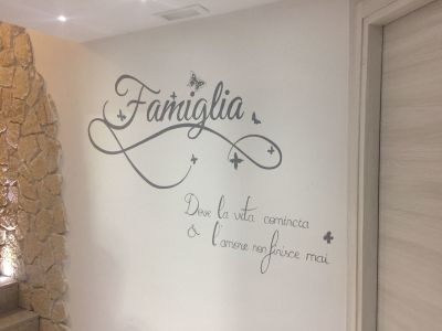 decorazione parete - Famiglia